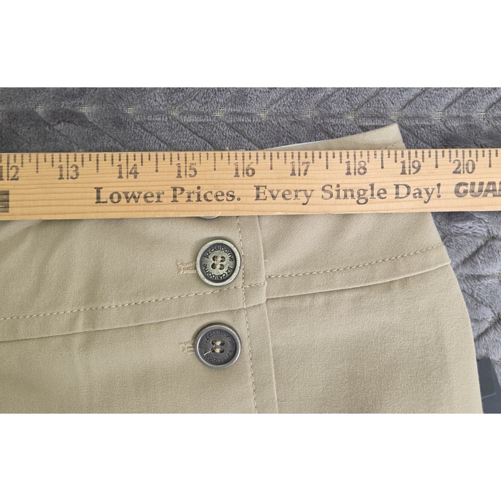 *NEW w/Tags Women's Liz Claiborne Size 16 Tan Stretch Sloane Wide Leg Pants - Picture 7 of 9